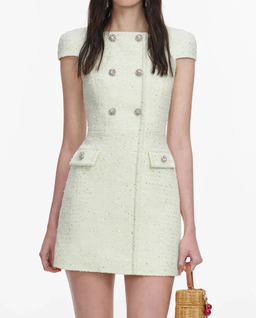 Limonkowa sukienka mini - Image #3