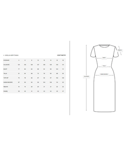 Czarna sukienka midi z falbanką - Image #5