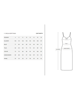 Granatowa sukienka midi z falbaną - Image #5