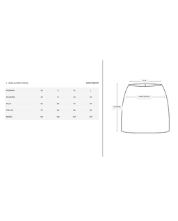 Biała dzianinowa spódnica mini - Image #5