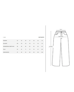 Granatowe jeasny z kokardkami - Image #5