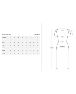 Biała koronkowa sukienka midi z kołnierzykiem - Image #5