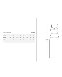 Czarna sukienka maxi z marszczeniami - Image #5