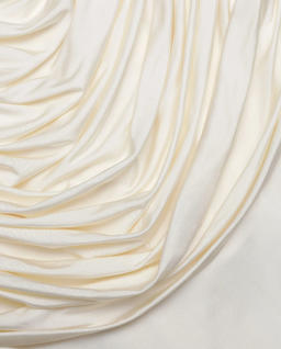 Żółta sukienka maxi z drapowaniem - Image #4