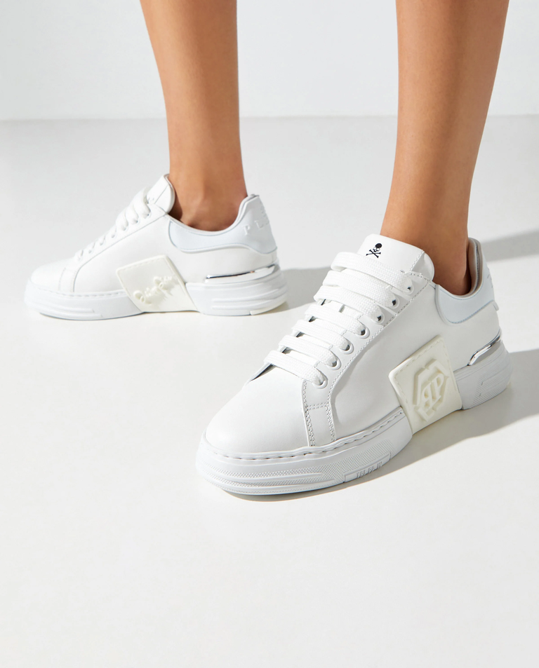 Białe sneakers Low-top Phantom Kick$