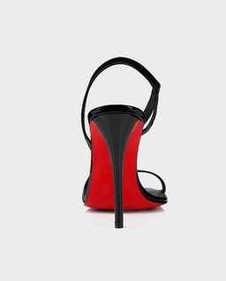 Czarne sandały na szpilce Rosa Z 100 - Image #3