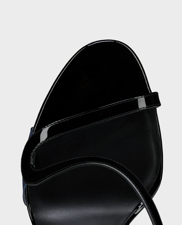 Czarne sandały na szpilce Rosa Z 100 - Image #4