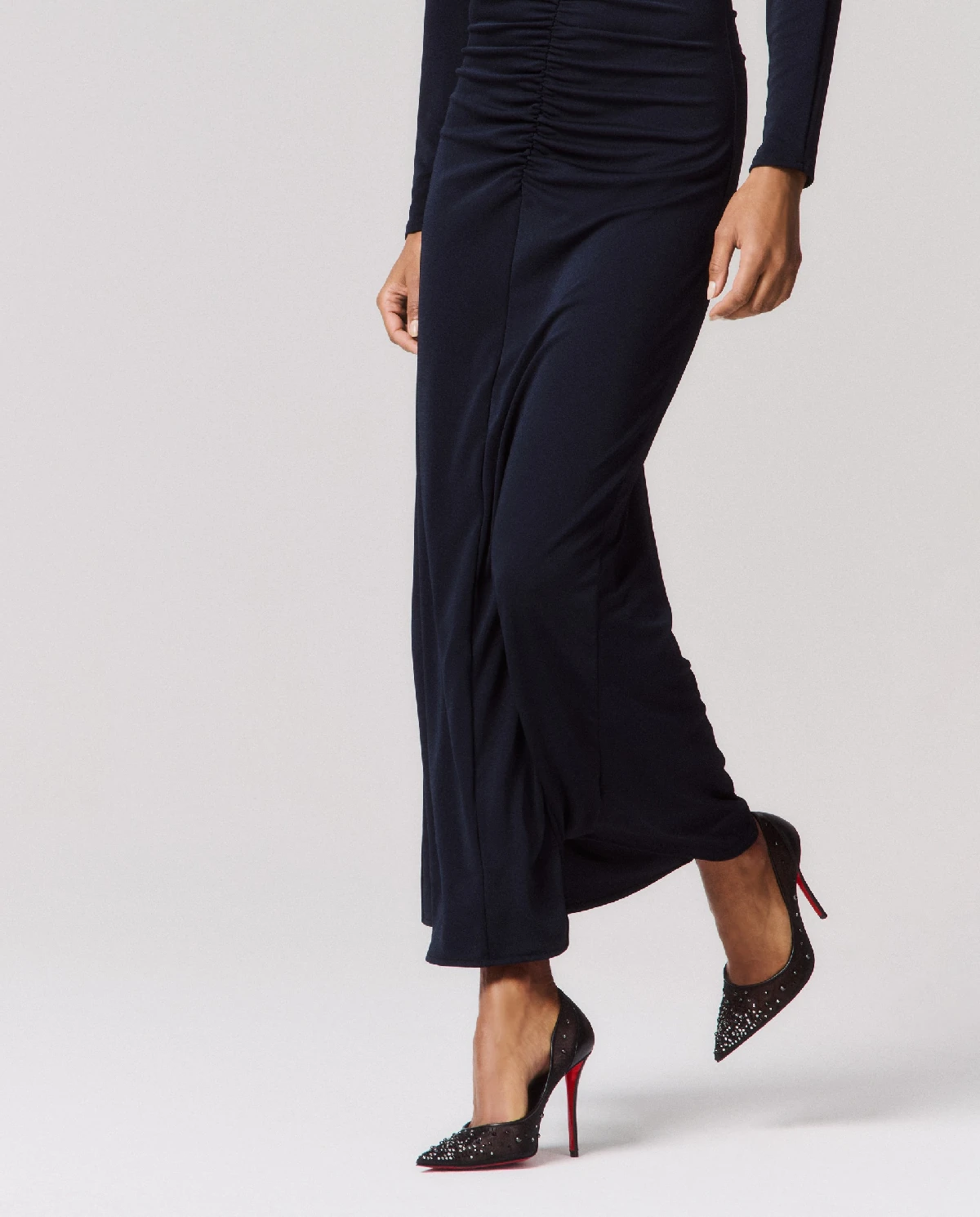 Czarne szpilki Miss Z Degrastrass Perla 100 - Image #1