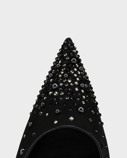 Czarne szpilki Miss Z Degrastrass Perla 100 - Image #4