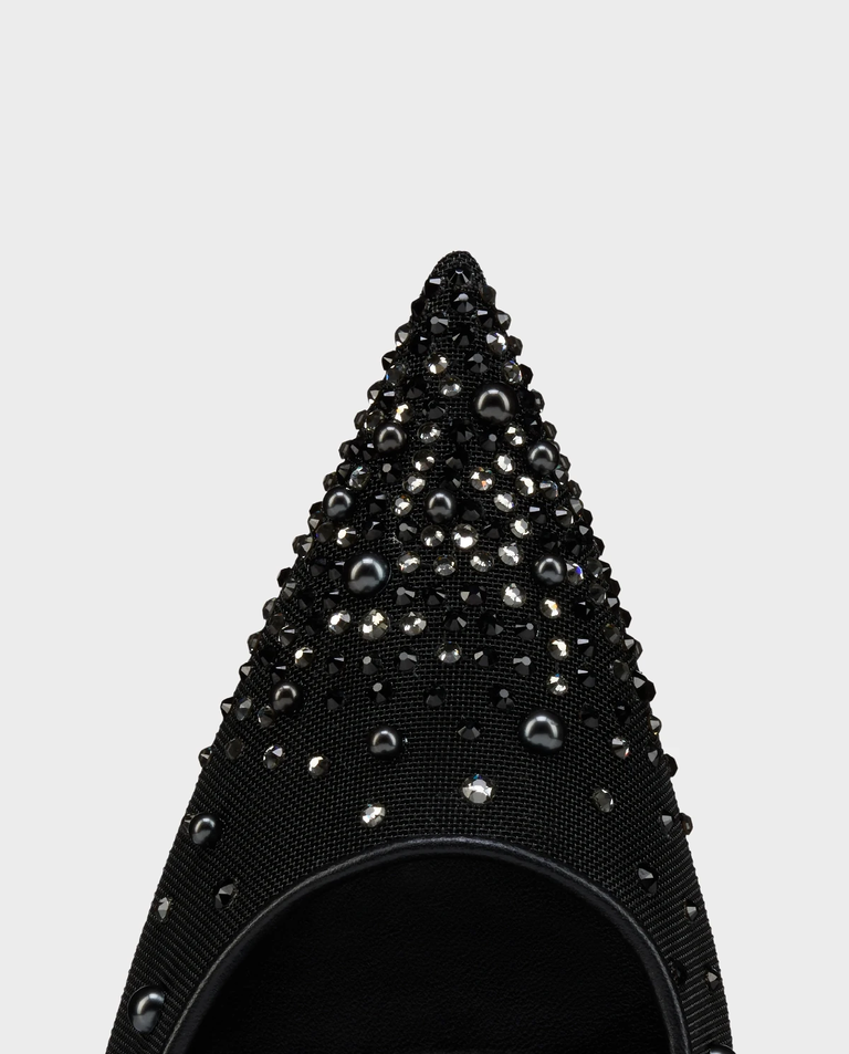 Czarne szpilki Miss Z Degrastrass Perla 100 - Image #4