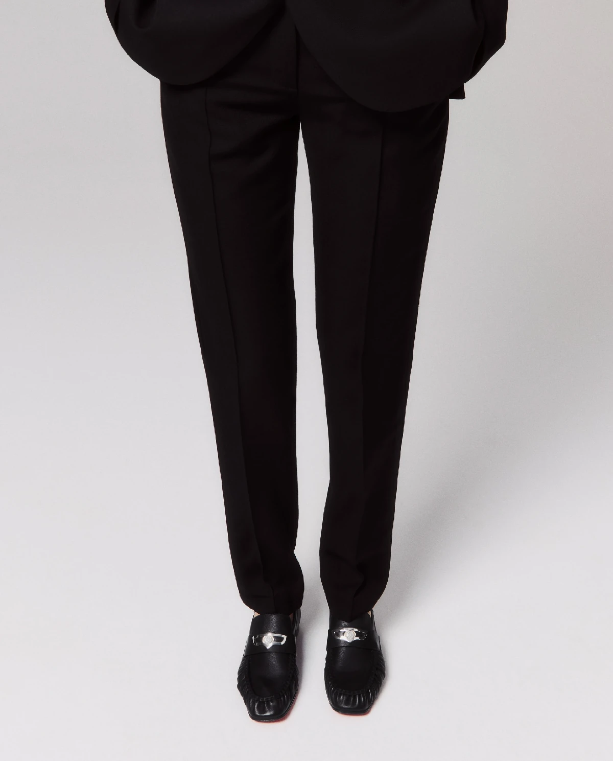 Czarne loafersy Mocallista - Image #1