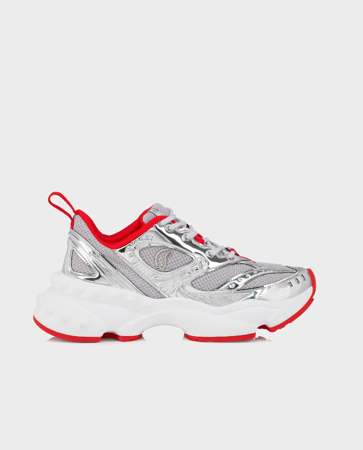 Srebrno-szare sneakersy So Flo - Image #0