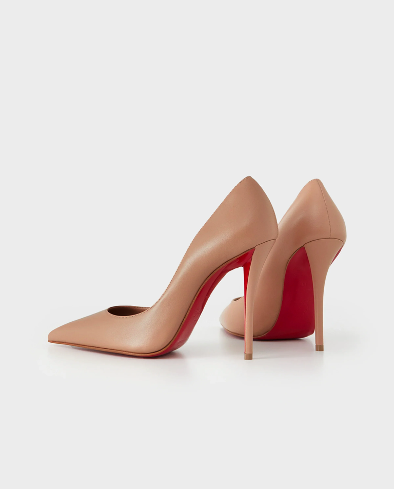 Beżowe szpilki Miss Z 100 - Image #3