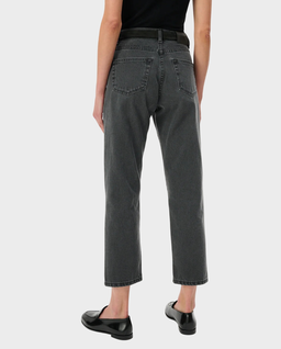 Szare jeansy o krótkim kroju Rossie - Image #2