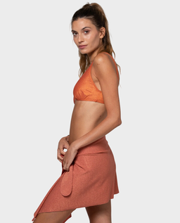 Krótkie pareo z błyszczącej tkaniny - Image #1