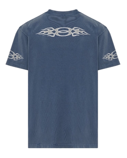 Niebieski t-shirt Balenciaga Unity Flame - Image #1