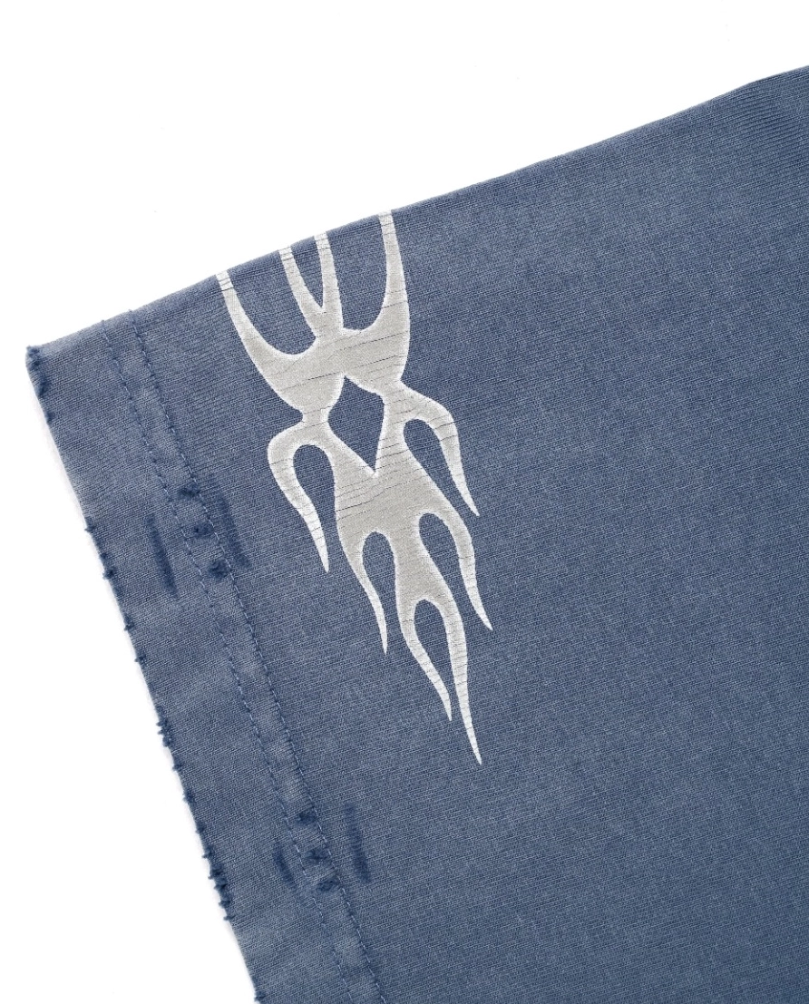 Niebieski t-shirt Balenciaga Unity Flame - Image #2