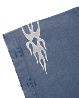 Niebieski t-shirt Balenciaga Unity Flame - Image #2