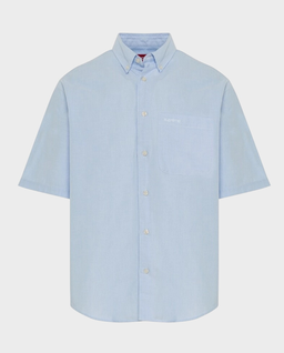 Błękitna koszula z krótkim rękawem - Image #0