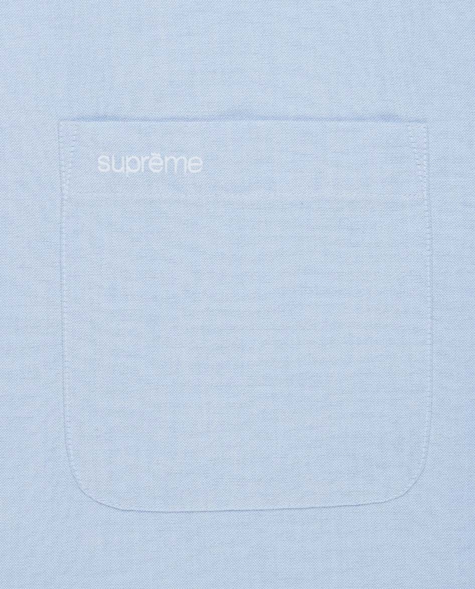 Błękitna koszula z krótkim rękawem - Image #1