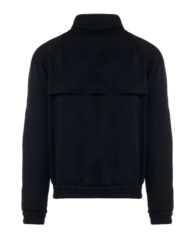 Granatowa kurtka typu bomber