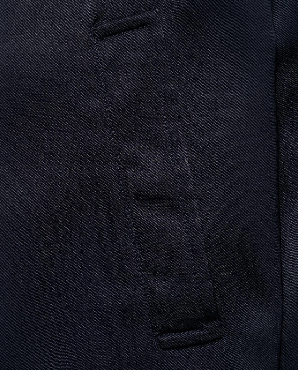 Granatowa kurtka typu bomber - Image #2