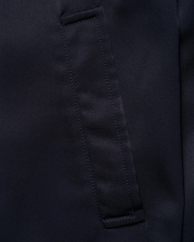 Granatowa kurtka typu bomber - Image #2