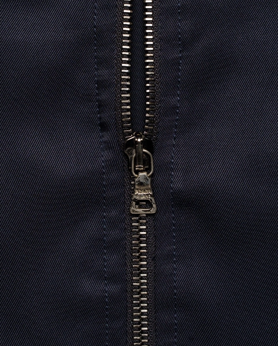 Granatowa kurtka typu bomber - Image #3