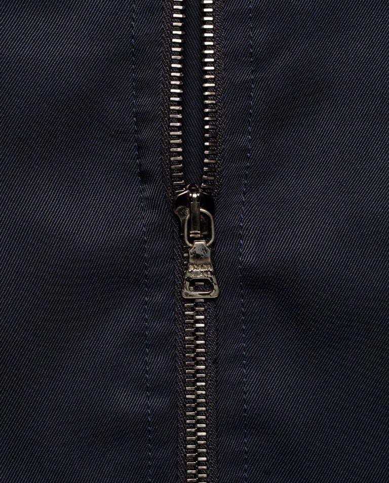 Granatowa kurtka typu bomber - Image #3