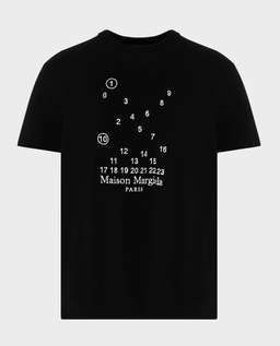 Czarny t-shirt z haftowanym logo „10 Numeric” - Image #0