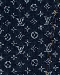 Żakardowa kurtka jeansowa w monogram - Image #4