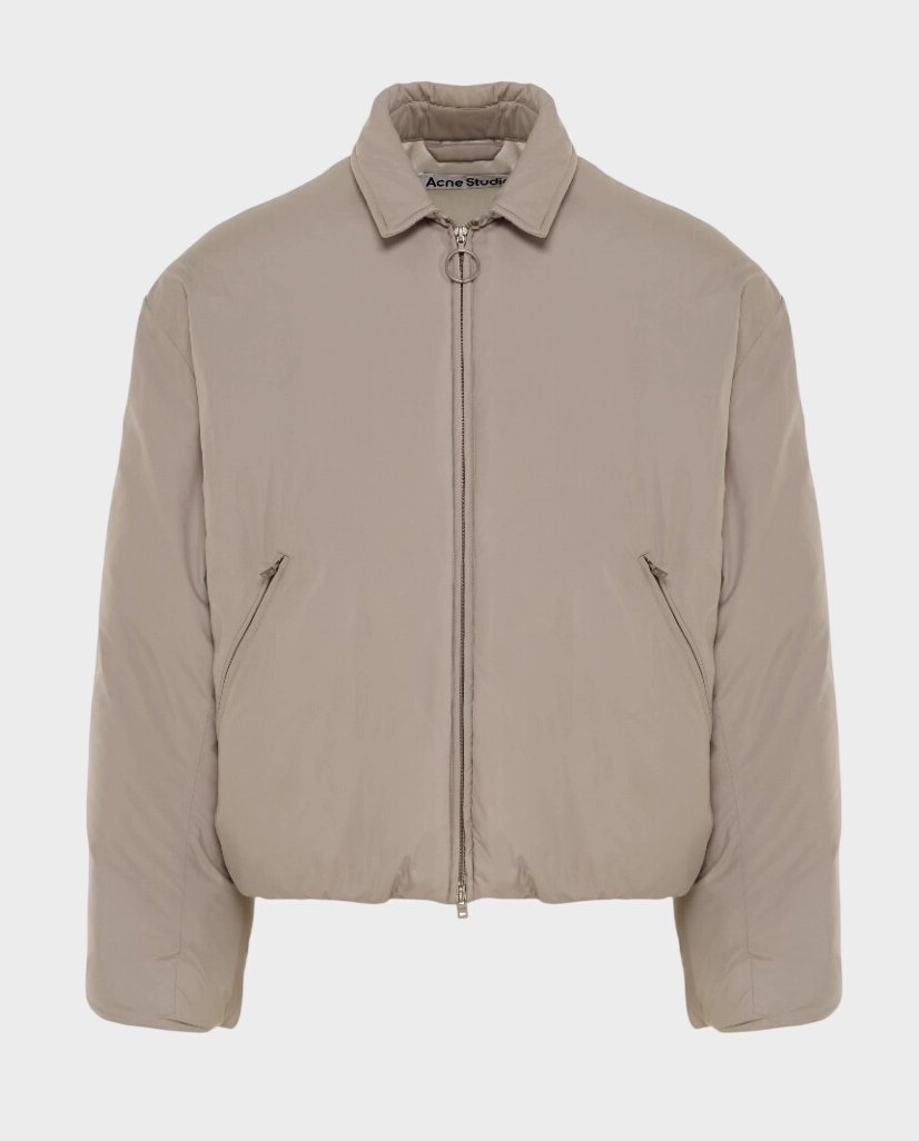 Beżowa kurtka puchowa - Image #0