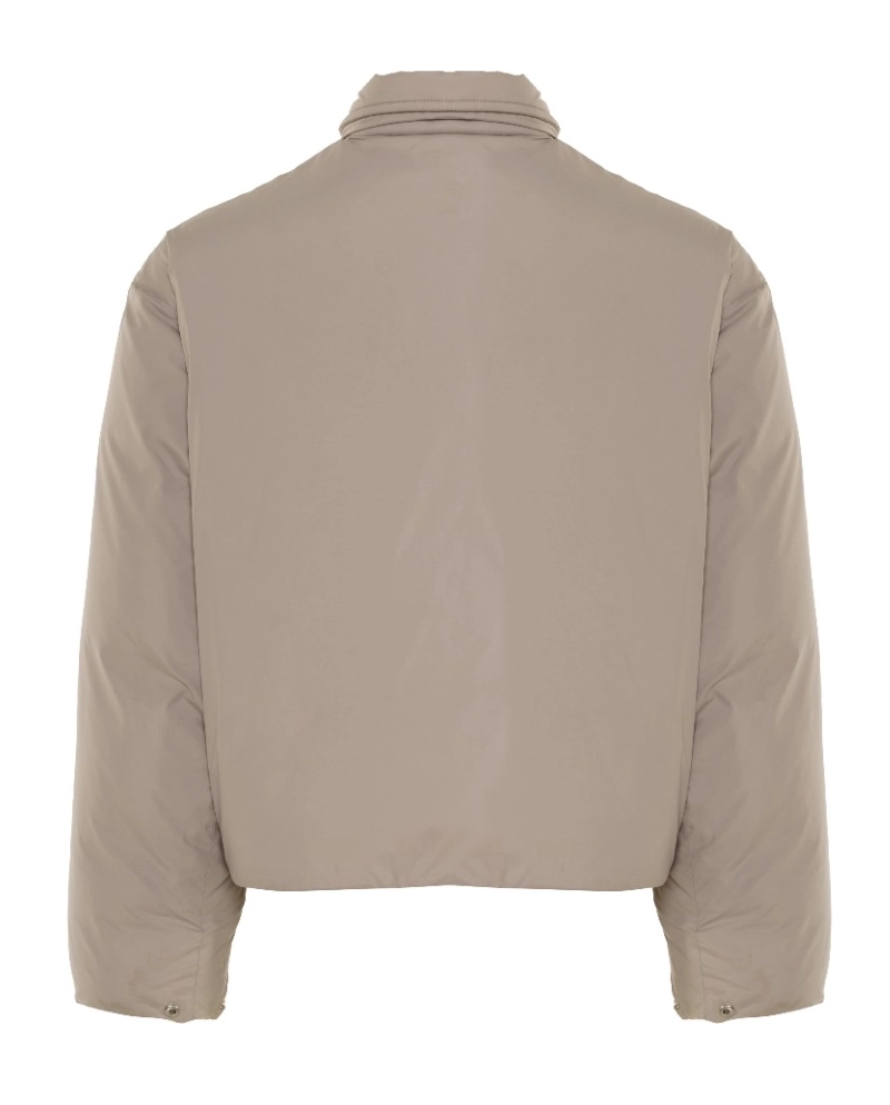 Beżowa kurtka puchowa - Image #1