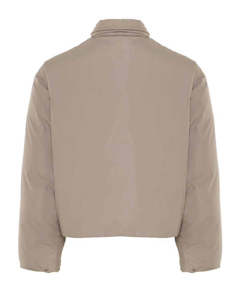 Beżowa kurtka puchowa