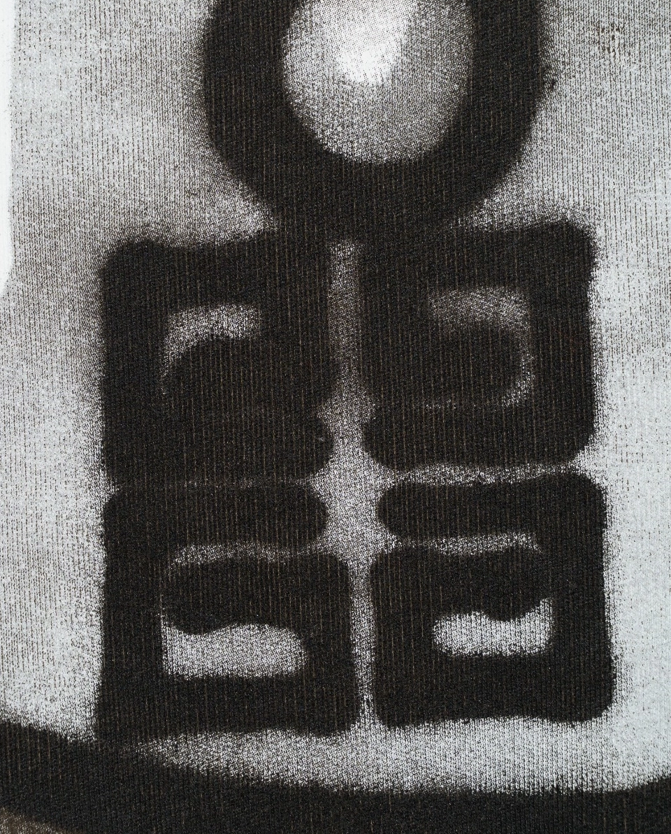 Brązowa bluza z motywem graffiti - Image #2