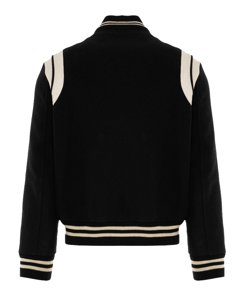 Czarna kurtka typu bomber - Image #1