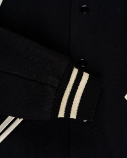 Czarna kurtka typu bomber - Image #3