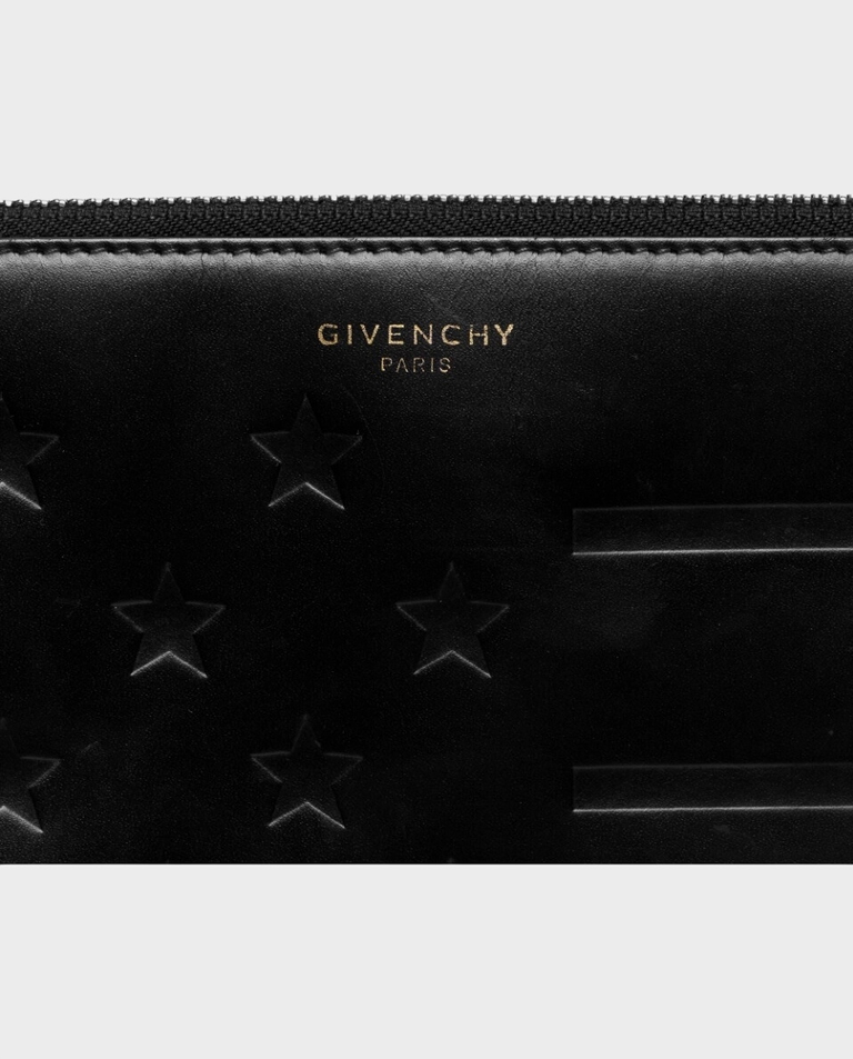 Czarna kopertówka z wytłoczoną amerykańską flagą - Image #2