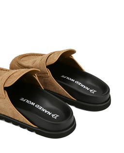 Zamszowe mule Cord Desert Suede - Image #2