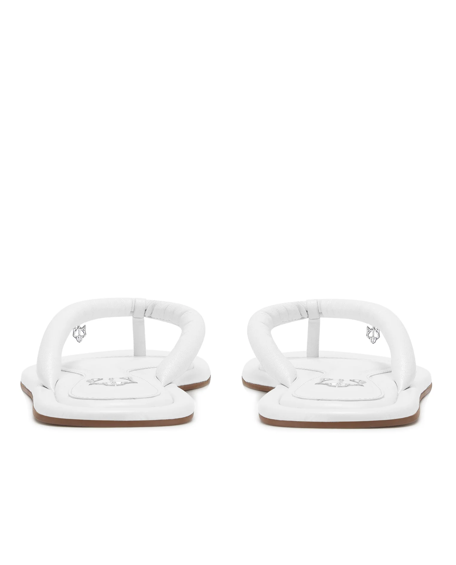 Białe skórzane japonki Grenada - Image #2