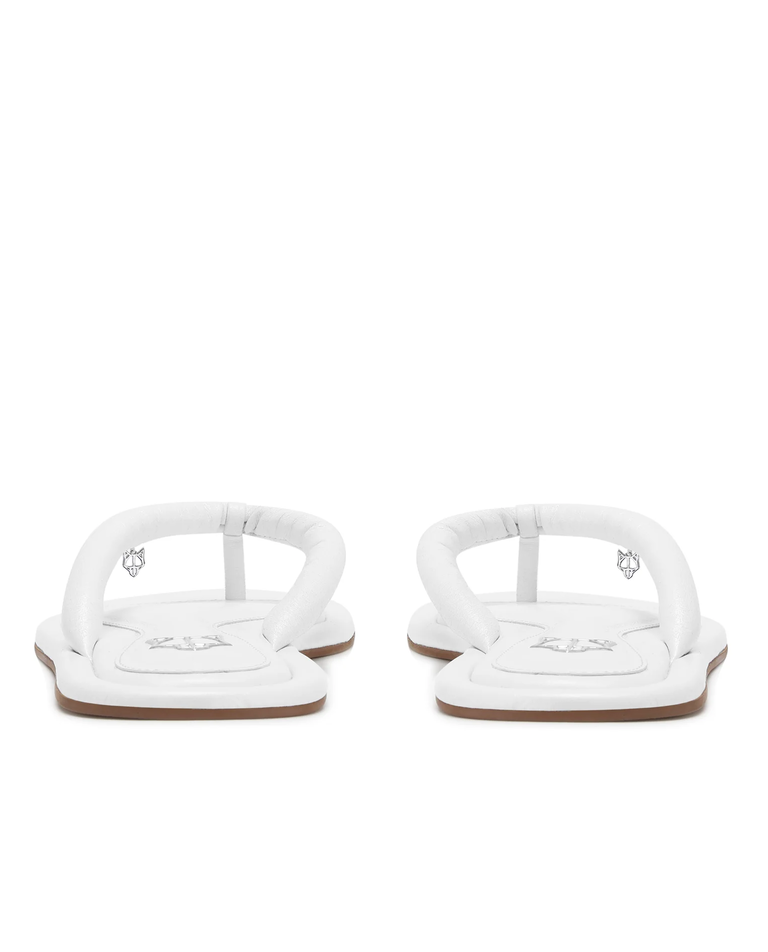 Białe skórzane japonki Grenada - Image #2