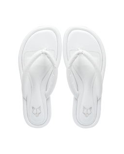 Białe skórzane japonki Grenada - Image #3