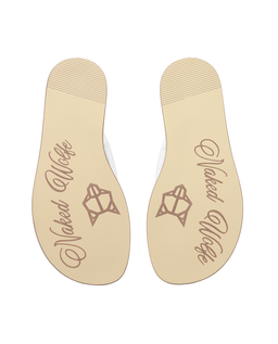 Białe skórzane japonki Grenada - Image #4