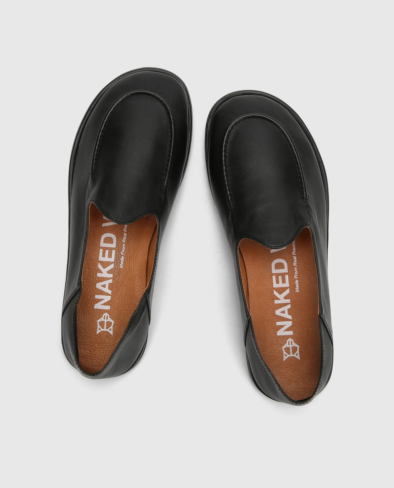 Czarne skórzane mokasyny Reef Taupe Suede - Image #3