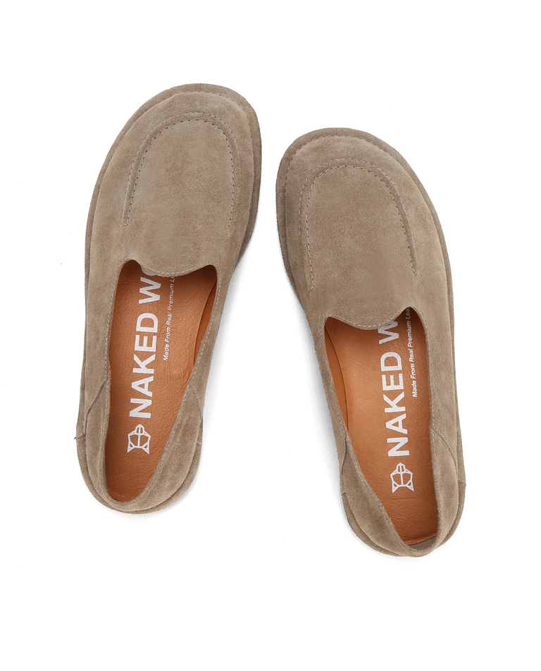 Zamszowe mokasyny Reef Taupe Suede - Image #4