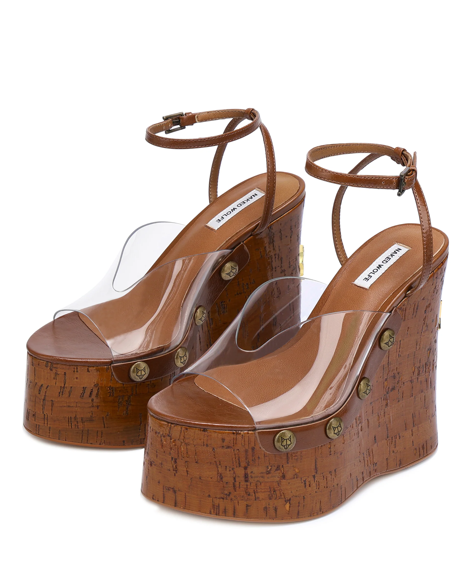 Sandały na koturnie Tiger Lilly Clear TPU - Image #1