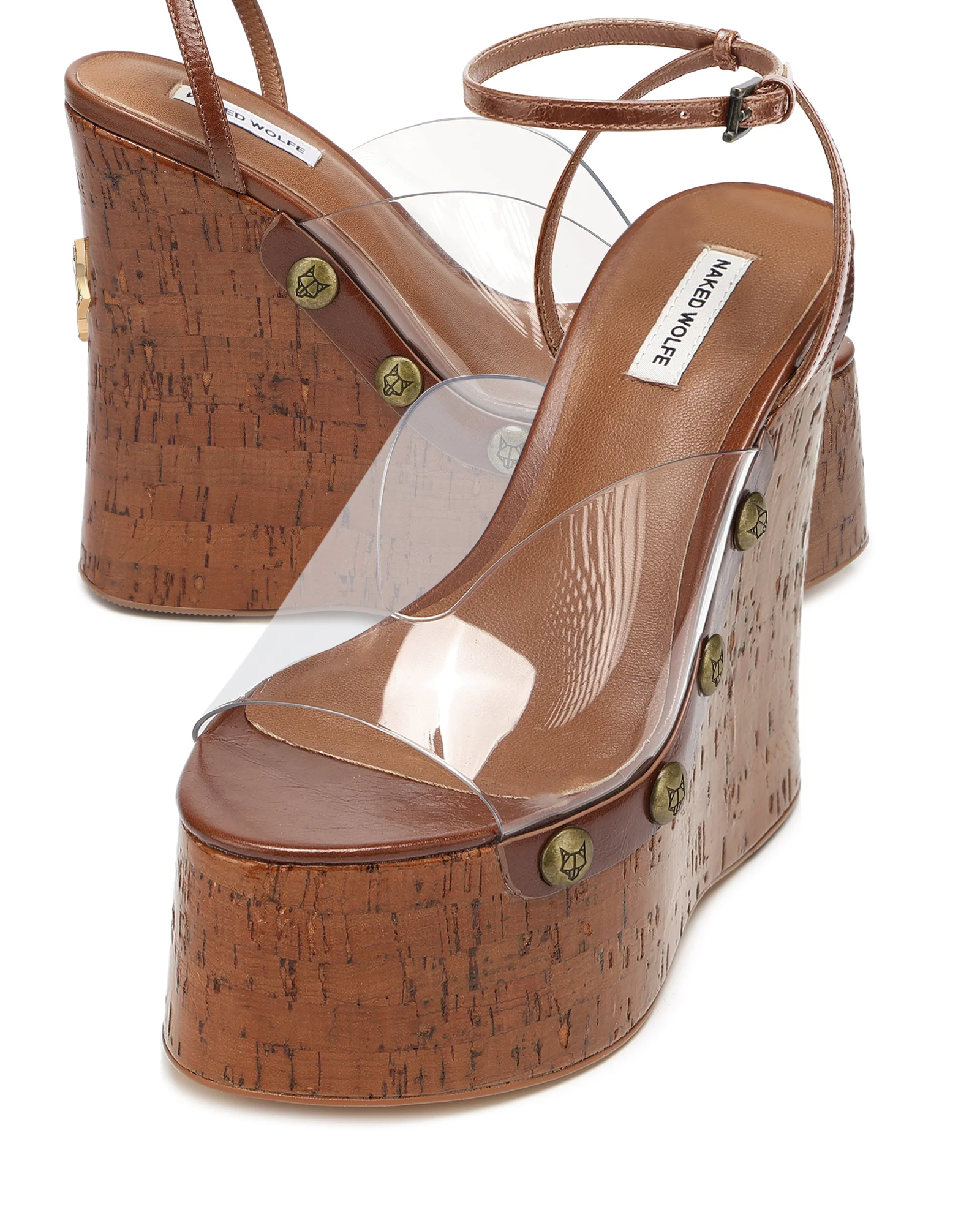 Sandały na koturnie Tiger Lilly Clear TPU - Image #2