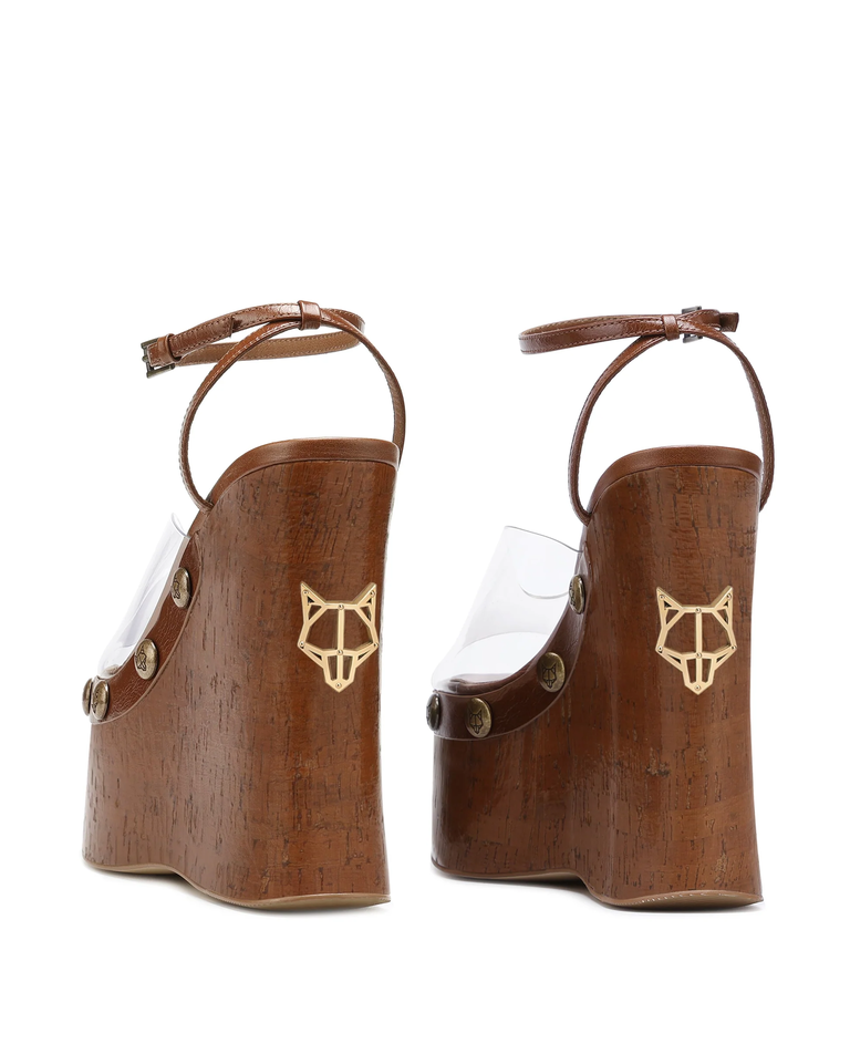 Sandały na koturnie Tiger Lilly Clear TPU - Image #3