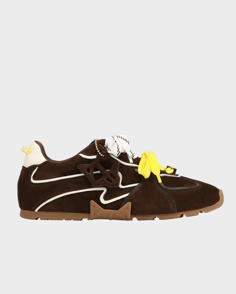Zamszowe sneakersy Adored Brown Suede