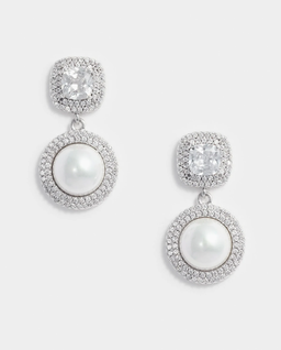 Wiszące kolczyki z kryształkami - Image #0